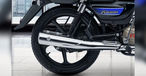 TVS Radeon Rear Tyre View
