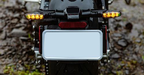 Triumph Trident 660 Number Plate
