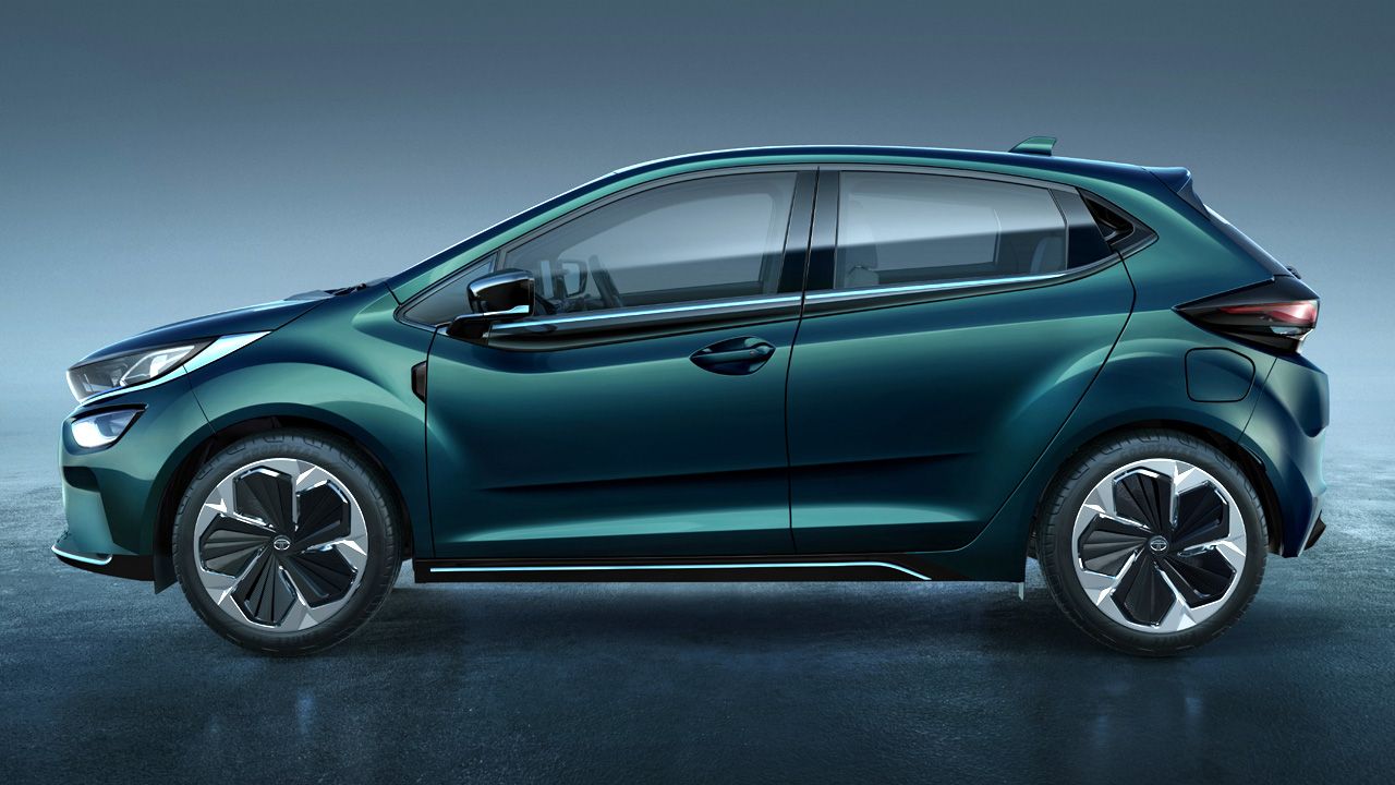 Tata Altroz EV Side View Tata Altroz EV Side View