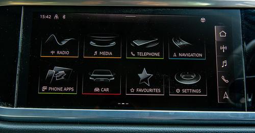 2022 Audi Q3 touchscreen