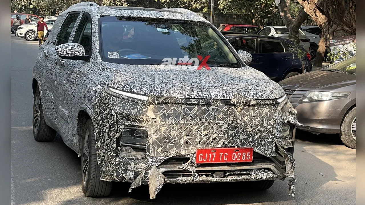2022 MG Hector Facelift Spy Shot Front 2022 MG Hector Facelift Spy Shot Front