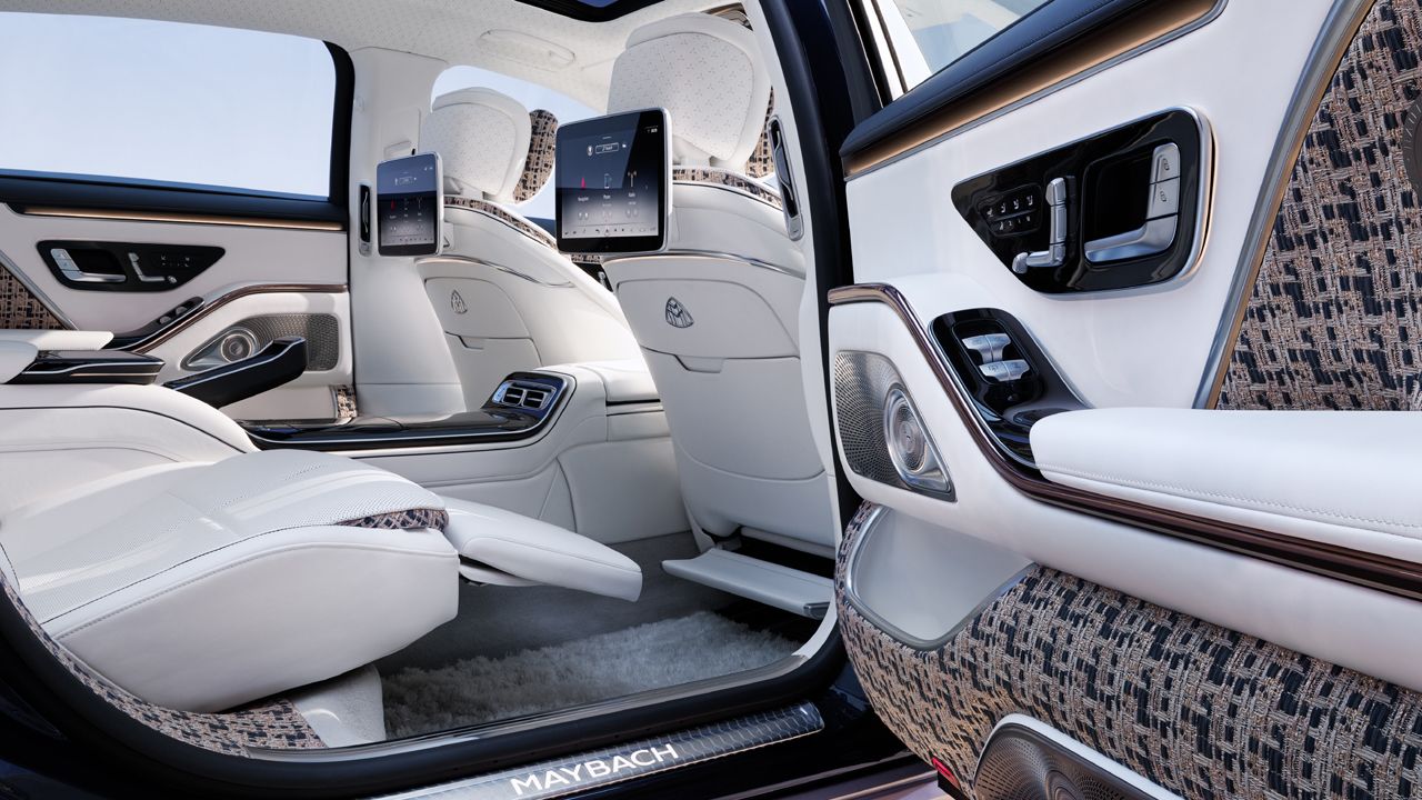 Mercedes Maybach S680 Haute Voiture Rear Quarter Interior