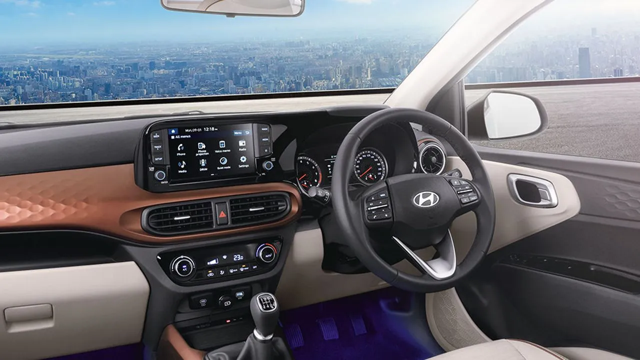 2023 Hyundai Aura Facelift Interior