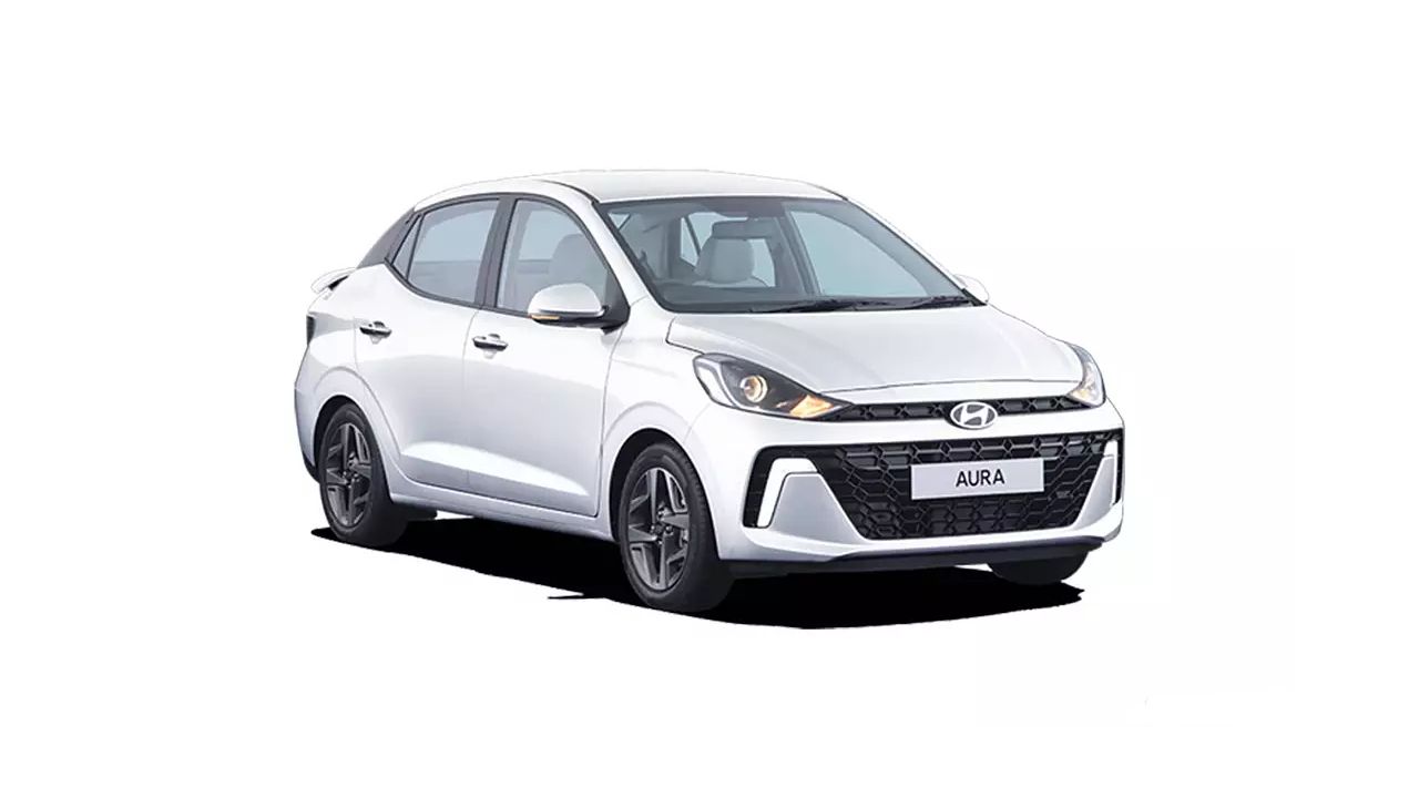 Hyundai Aura 2023 Polar White