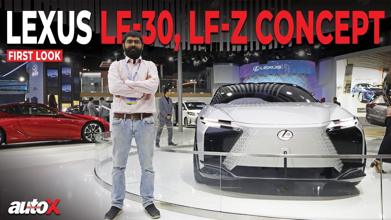 Lexus LF 30 EV LF Z Electrified Concept Auto Expo 2023 India First Look Electric Car AutoX