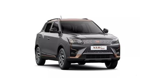 Mahindra XUV400 Satin Copper Galaxy Grey