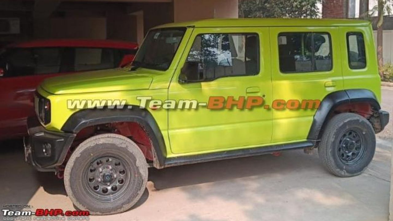 Maruti Suzuki Jimny Zeta Spy Shot