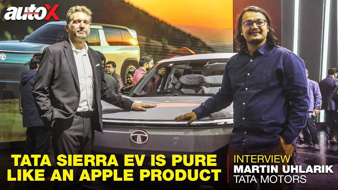 Tata Sierra EV Is Pure Like An Apple Product Martin Uhlarik Head Of Design Tata Motors AutoX