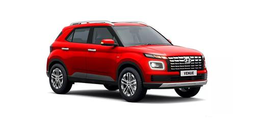 Hyundai Venue Fiery Red
