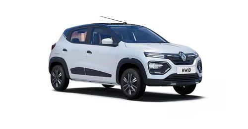 Renault Kwid Ice Cool White with Black Roof
