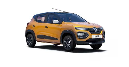 Renault Kwid Metal Mustard with Black Roof