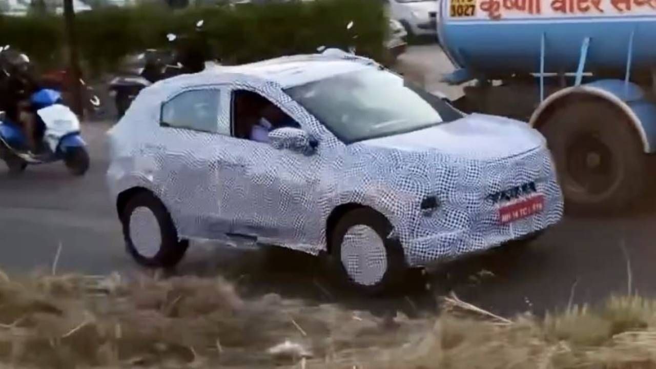 Tata Nexon Facelift Spied Tata Nexon Facelift Spied