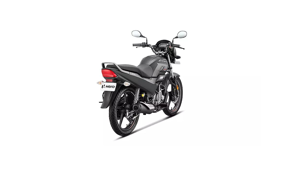 Hero Super Splendor Xtec Right Rear Three Quarter