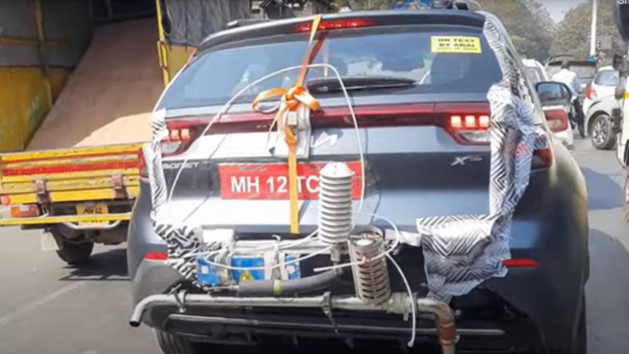 Kia Sonet CNG SPOTTED