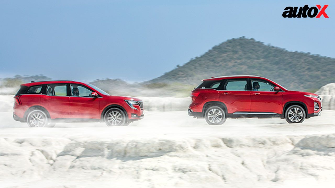 MG Hector Vs Mahindra XUV700 Right View