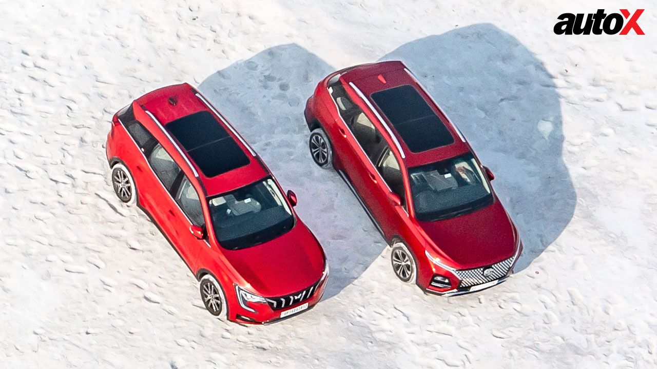 MG Hector Vs Mahindra XUV700 Top View