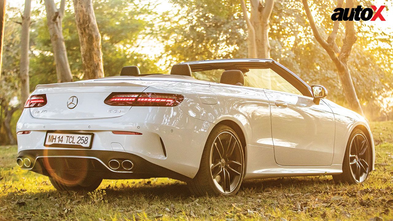 Mercedes AMG E 53 Cabriolet Rear Three Quarter