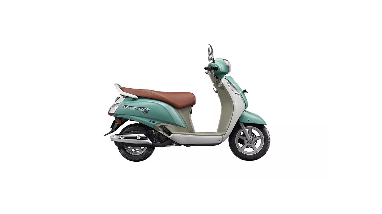 Suzuki Access 125 2023 Solid Ice Green Pearl Mirage White