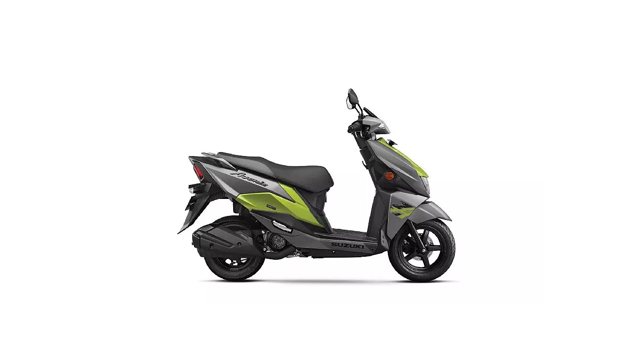 Suzuki Avenis 125 2023 Metallic Matte Fibroin Grey Metallic Lush Green