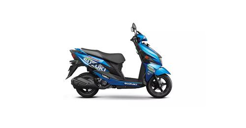 Suzuki Avenis 125 2023 Metallic Sonic Silver Metallic Triton Blue