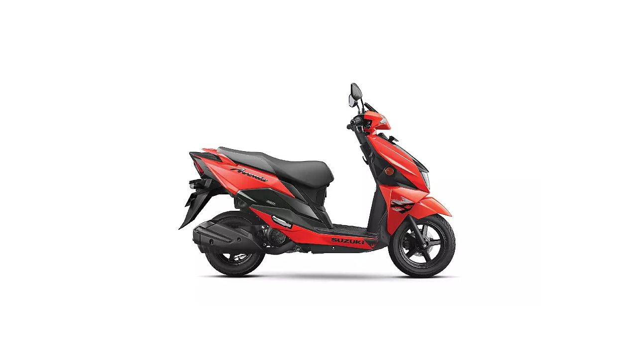 Suzuki Avenis 125 2023 Pearl Blaze Orange Glass Sparkle Black