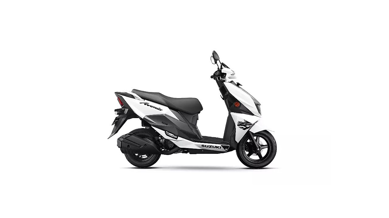 Suzuki Avenis 125 2023 Pearl Mirage White Matte Fibroin Grey