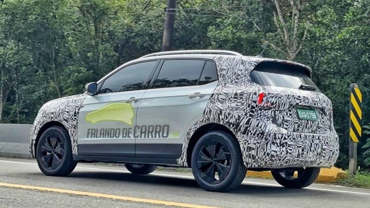 Volkswagen T Cross Facelift Spied 2