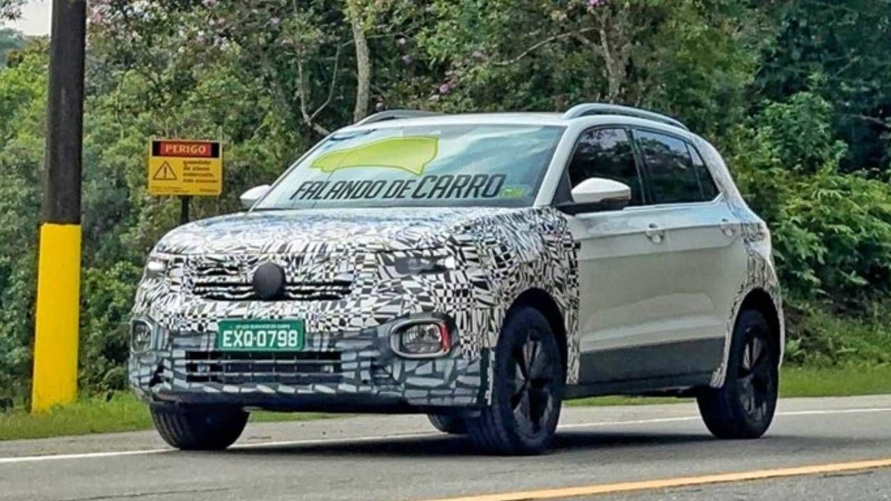 Volkswagen T Cross Facelift Spied Image Volkswagen T Cross Facelift Spied Image