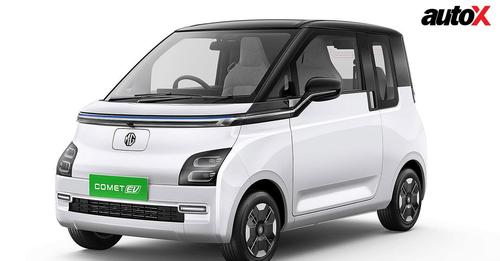 MG Comet EV Candy White and Starry Black