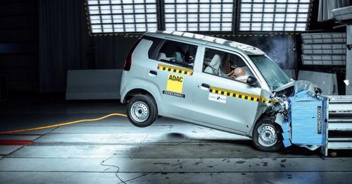 Maruti Suzuki WagonR Frontal Crash Test 1