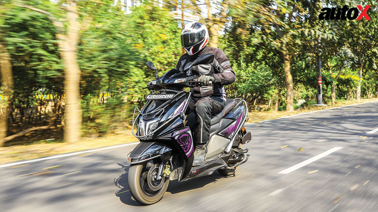 TVS Ntorq Front View