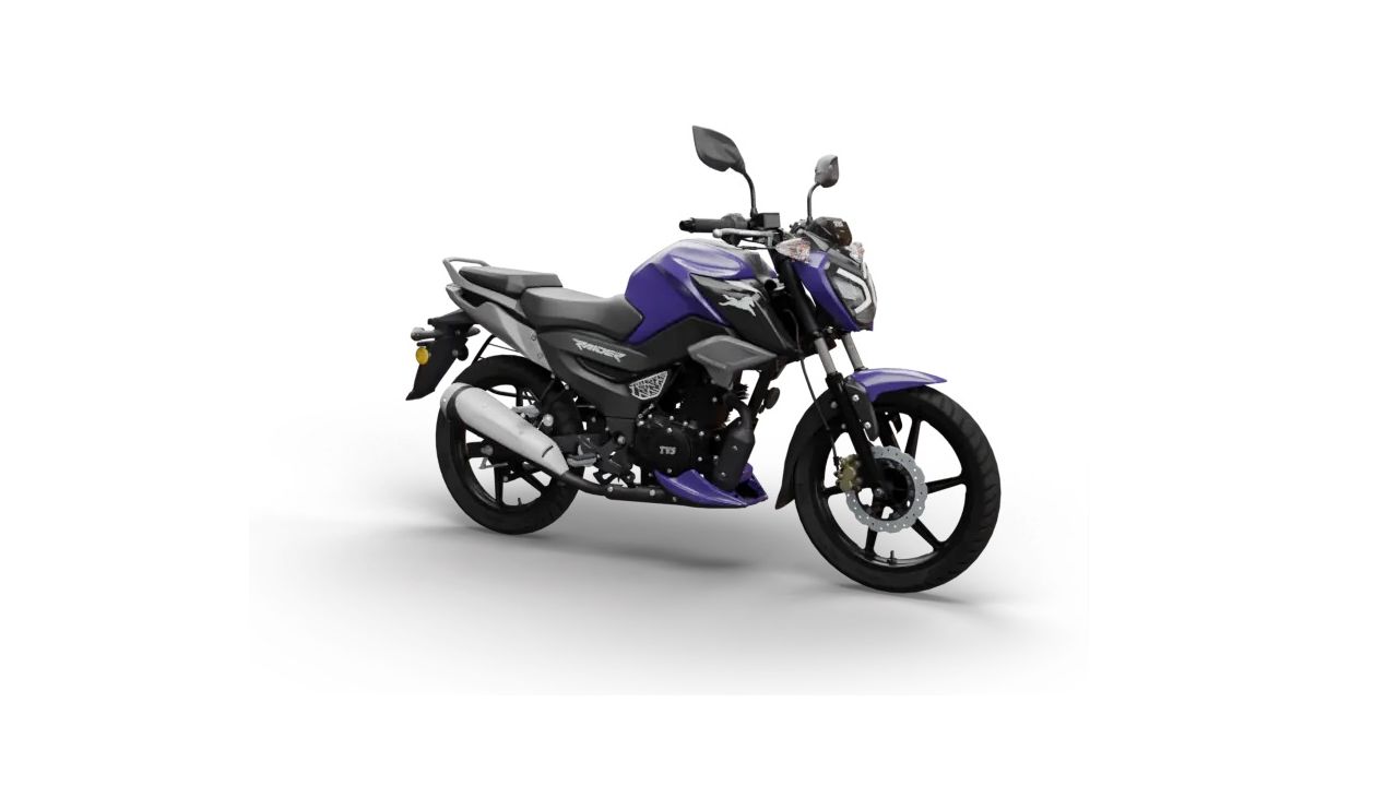 TVS Raider 125 Blazing Blue