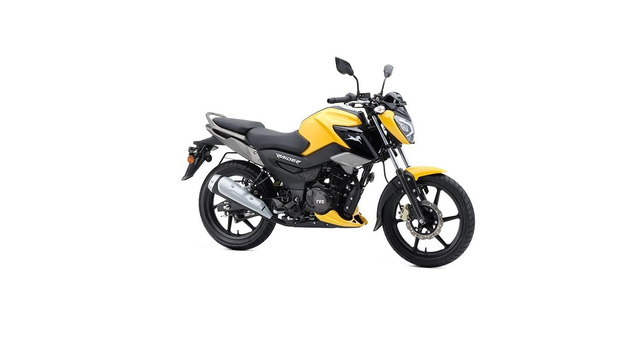 TVS Raider 125 Fiery Yellow