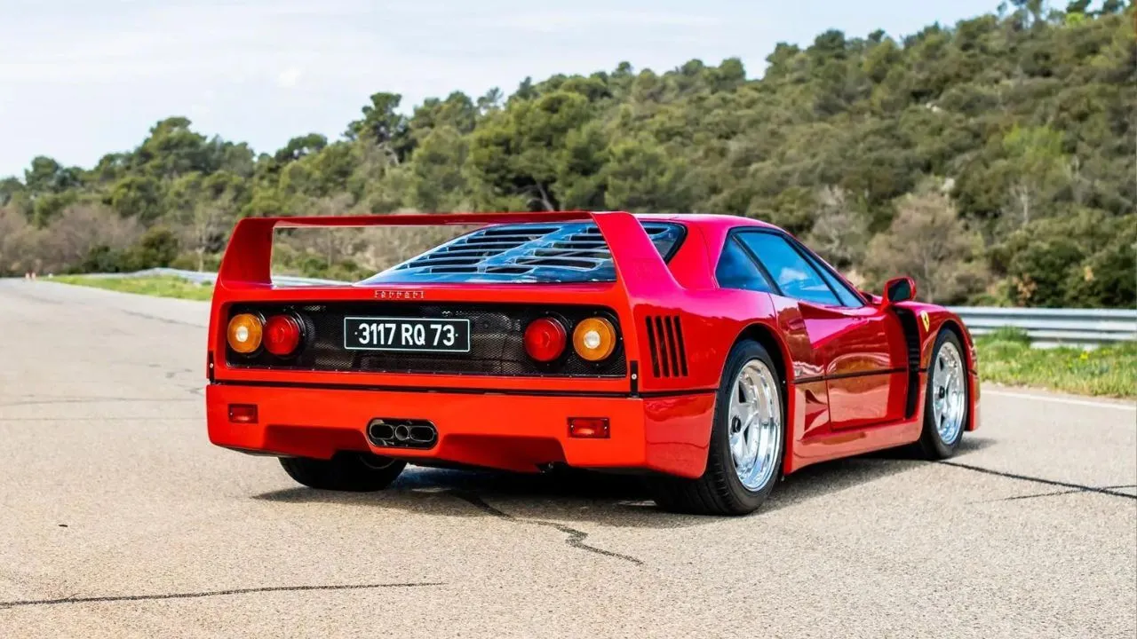 Alain Prost Owned Ferrari F40 Rear
