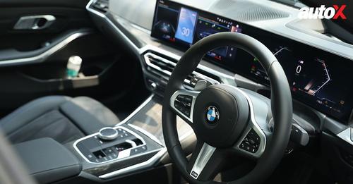 BMW M340i steering wheel