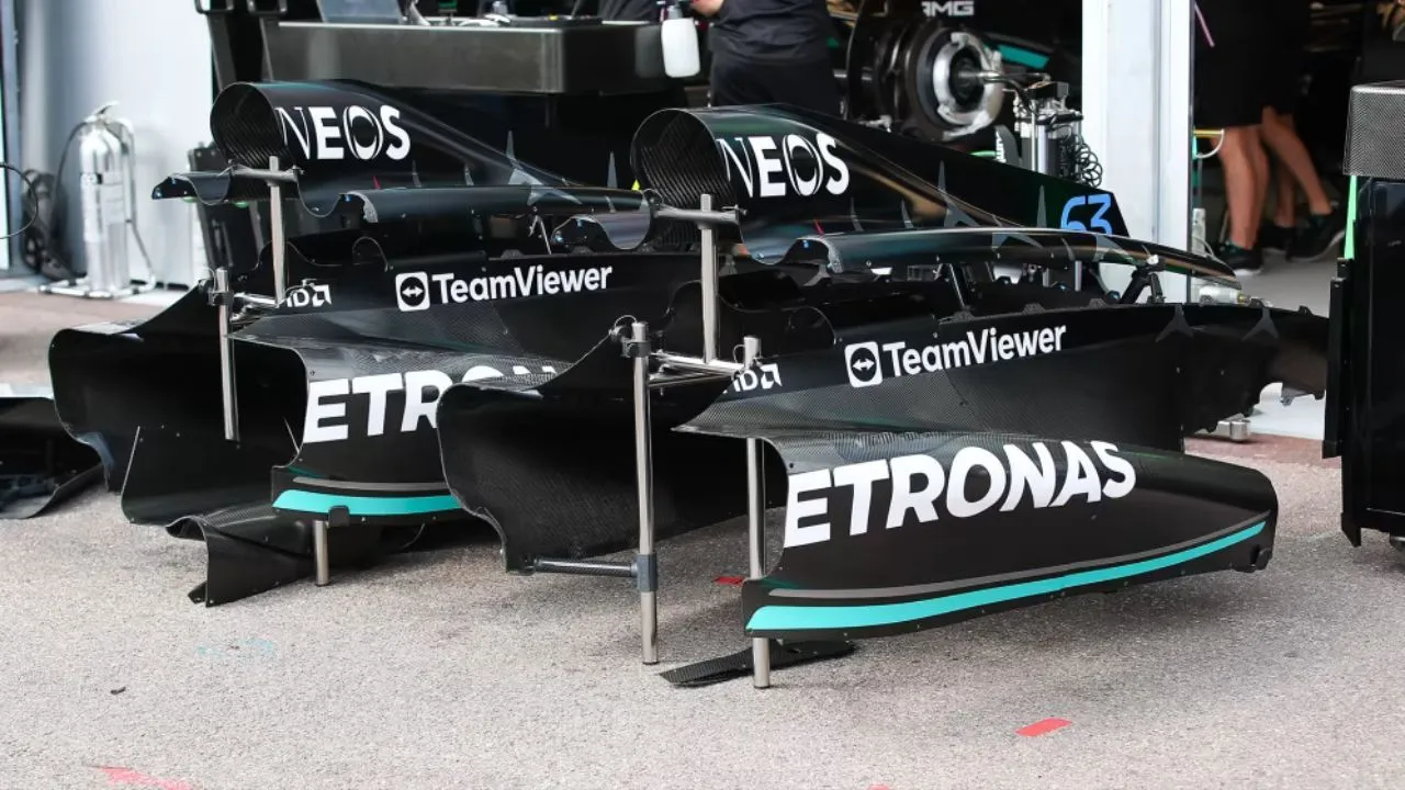 Mercedes W14 New Sidepod