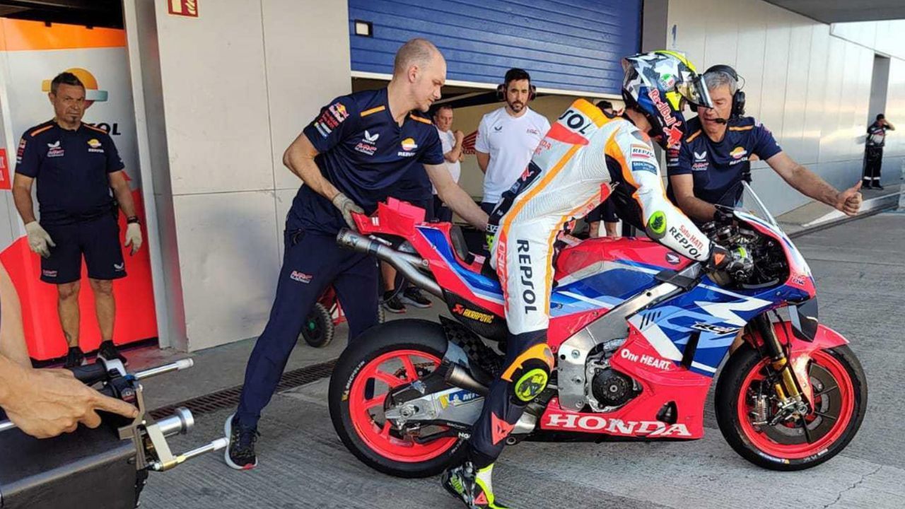 MotoGP Honda Kalex Chassis At Jerez Test