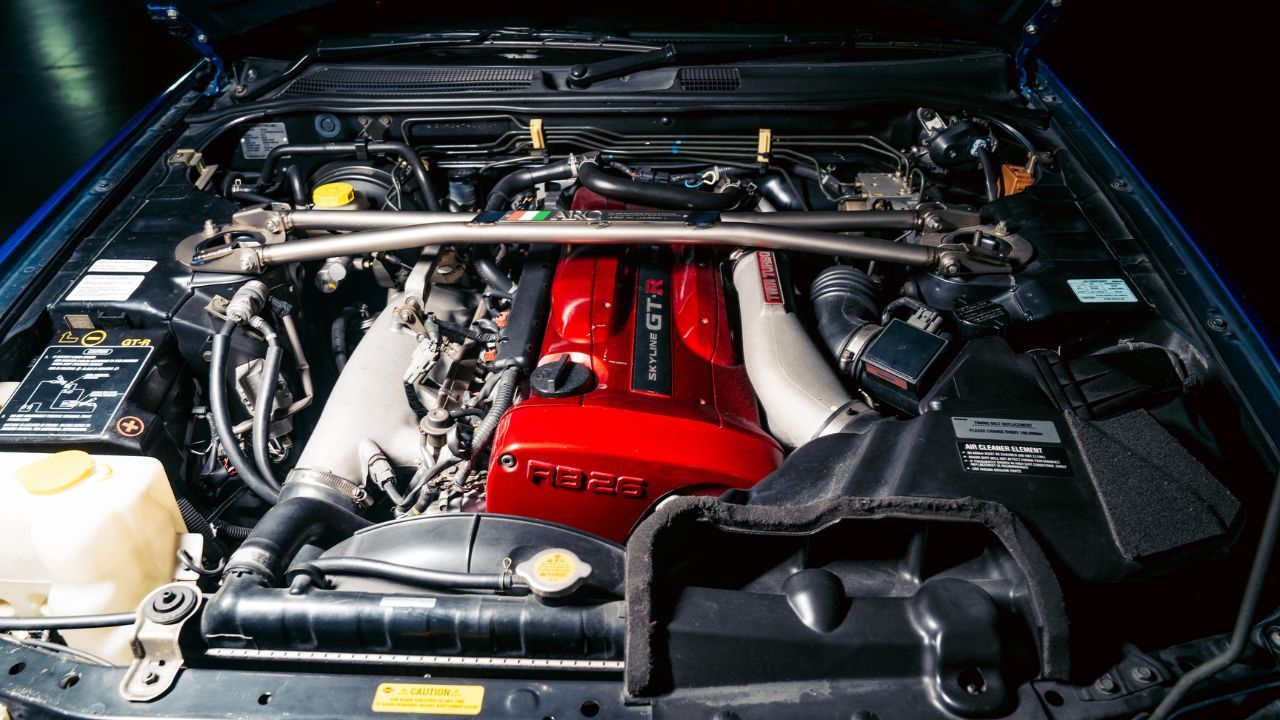 Paul Walker S Fast Furious Nissan Skyline R34 GT R Engine Shot