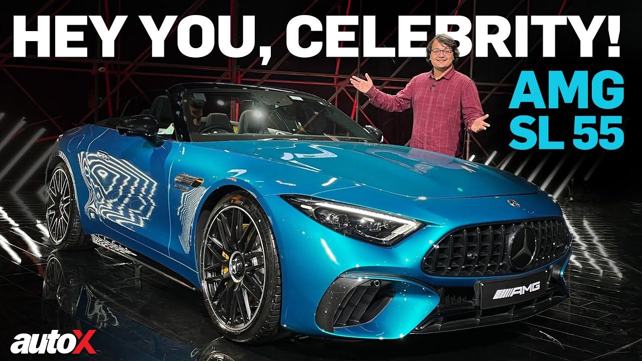 2023 Mercedes AMG SL55 Your Rs 2 35 Crore Ticket To Fame Walkaround AutoX