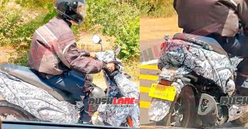 Hero Xoom 125 Spied 