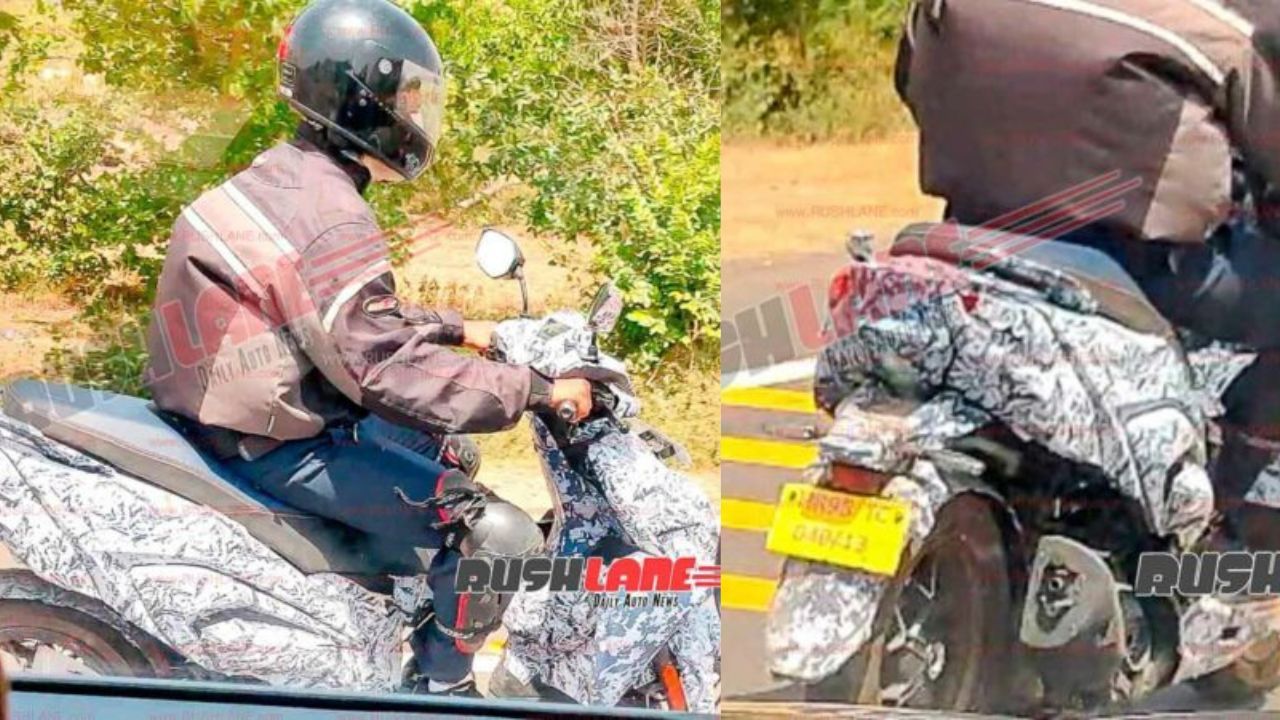 Hero Xoom 125 Spied 