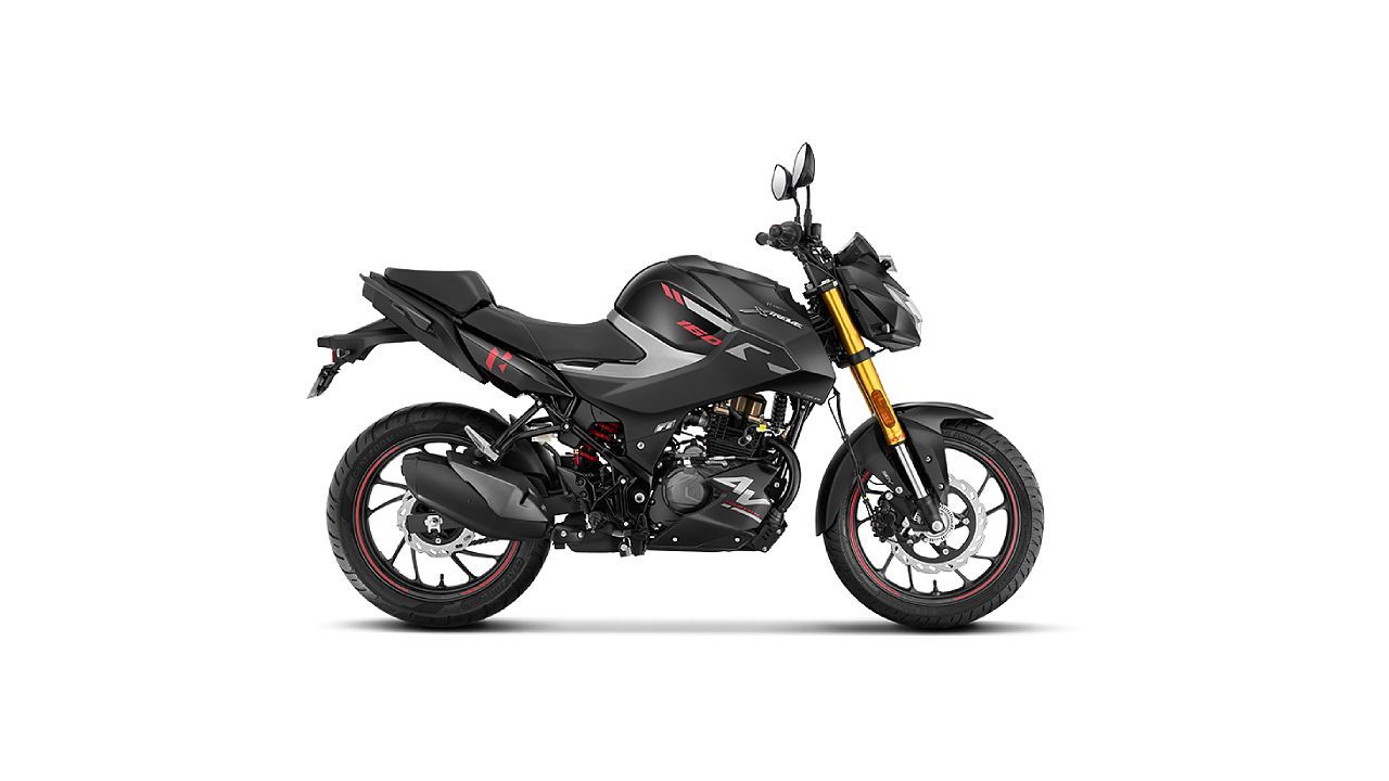 Hero Xtreme 160R 4V Matt Slate Black