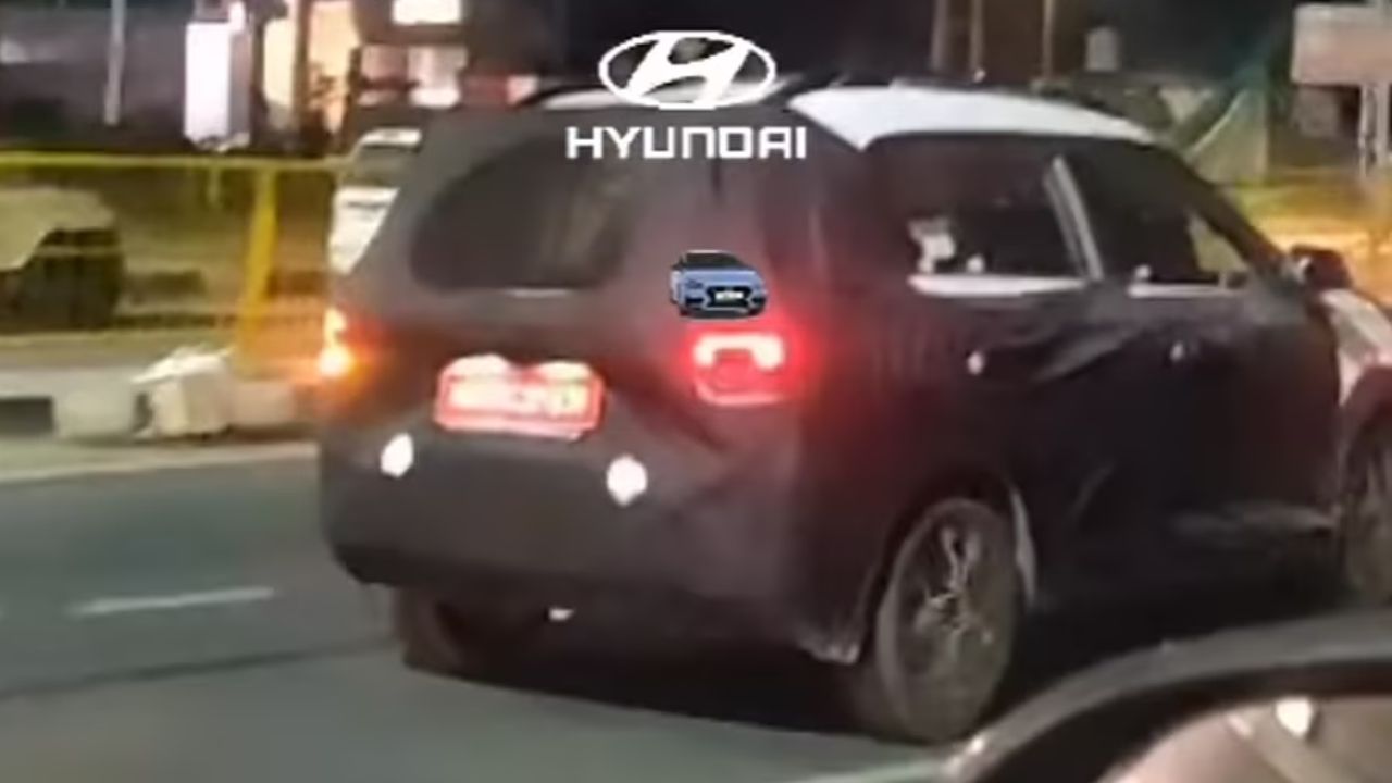 Hyundai Exter SUV Spy Shot