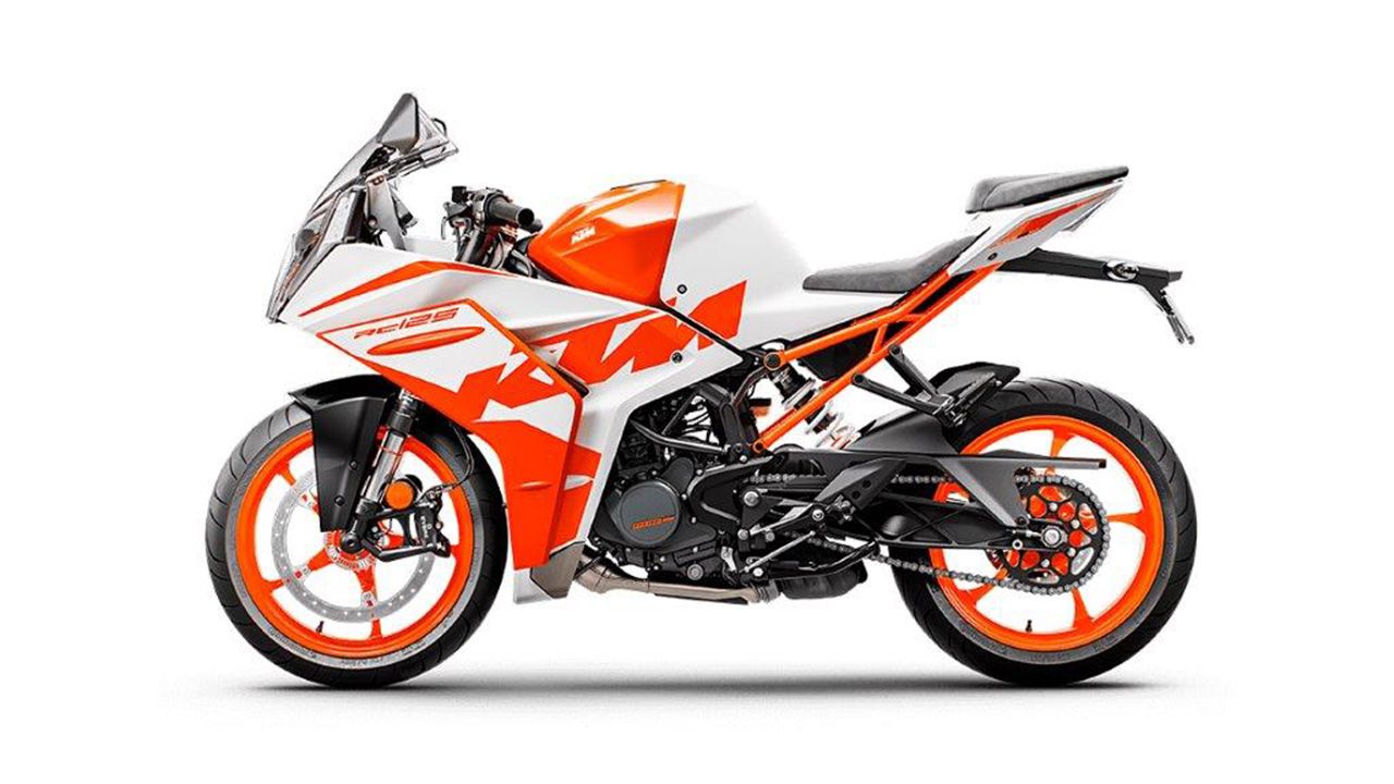 KTM RC 125 Left Side View