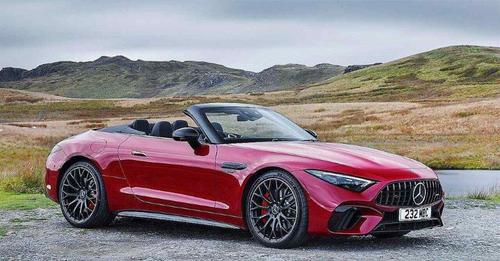 Mercedes Benz AMG SL55 Roadster Right Front Three Quarter 2 