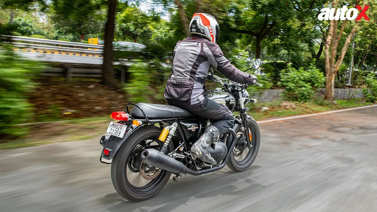 RE Interceptor 650 Rear Three Quarter