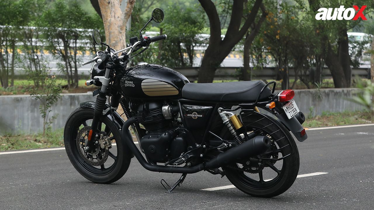 Royal Enfield Interceptor 650 Left Rear Quarter Shot