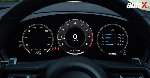 2023 Porsche Cayenne digital instrument cluster