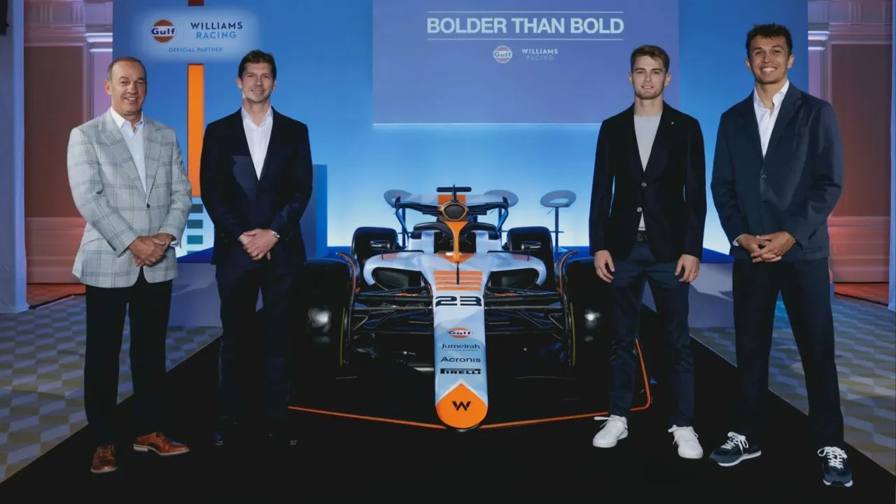 F1 Williams Gulf Livery