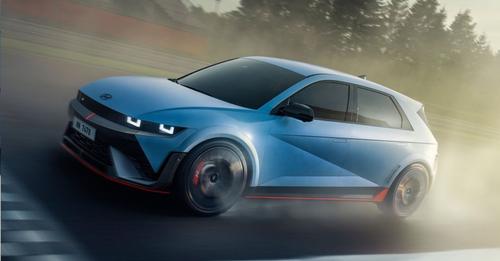 Hyundai Ioniq 5 N Front Angle